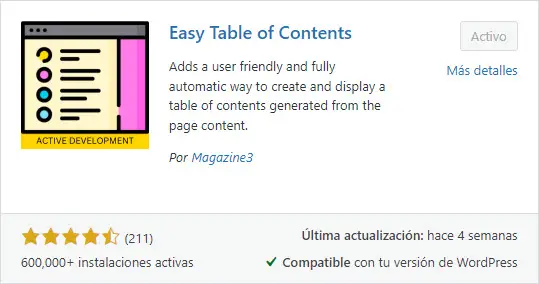Cómo implementar una tabla de contenidos en WordPress